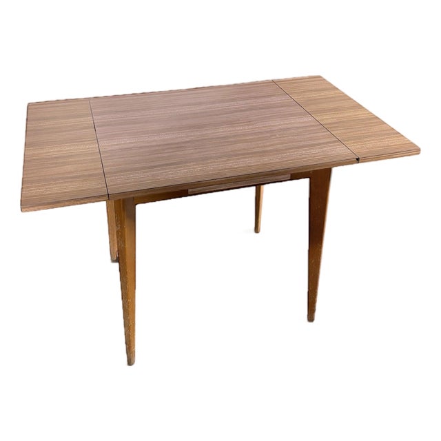 Mid-Century Extending Dining Table with Formica Top, 1950s For Sale