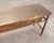 Mastercraft Etched Bronze Burlwood Console or Writing Desk 6 Ft For Sale - Image 9 of 18