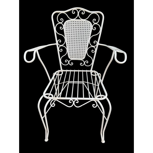 Provencal Wrought Iron Armchairs, 1960s, Set of 4 For Sale - Image 10 of 16