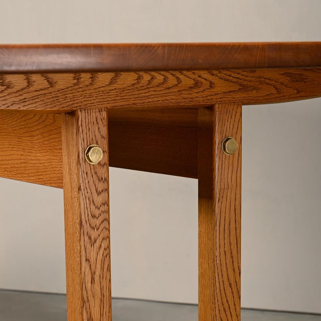 Vintage Shaker Oak Dining Table by Børge Mogensen for Karl Andersson & Söner, 1960s For Sale - Image 15 of 18