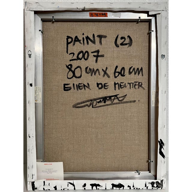 Ellen De Meutter, PAINT Abstract Belgian Contemporary Oil Painting Ellen De Meutter Woman Artist, 2007 For Sale - Image 11 of 11