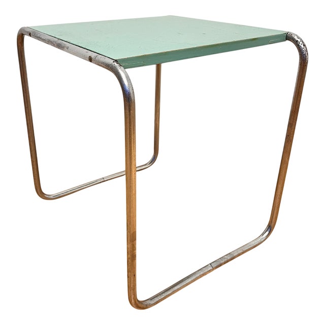 Bauhaus Chrome B9 Nesting Table attributed to Marcel Breuer, 1930s For Sale