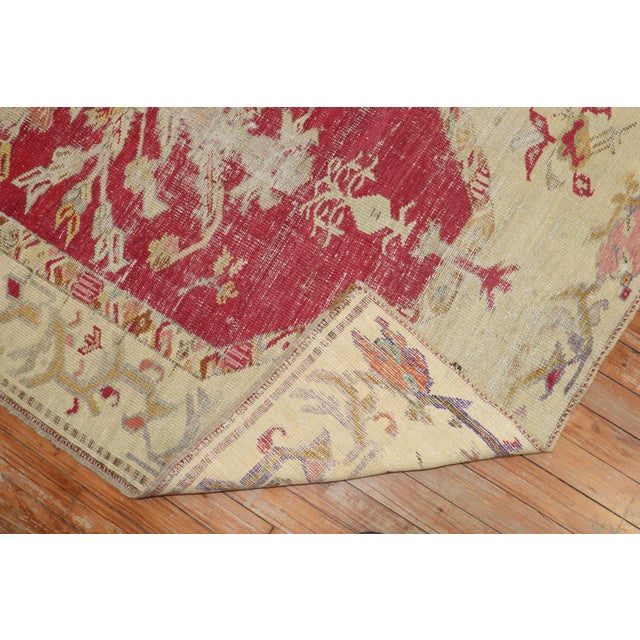 Late 19th Century Late 19th Century Antique Zabihi Collection Turkish Ghiordes Rug - 3'10" x 6' For Sale - Image 5 of 8