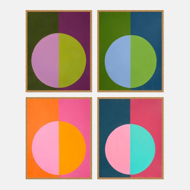 "Forevers I" Small Gold Framed Print Set by Stephanie Henderson - 4 Pieces For Sale In Austin - Image 6 of 6