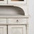 19th Century Danish Gray Painted Pine Cabinet Cupboard With Glass Upper Doors For Sale - Image 12 of 16