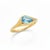 Pear Topaz East-West Ring. Topaz Solitaire Ring. Metal: 14k yellow gold Weight: 2.2 g, depends on size. Main stone: topaz...