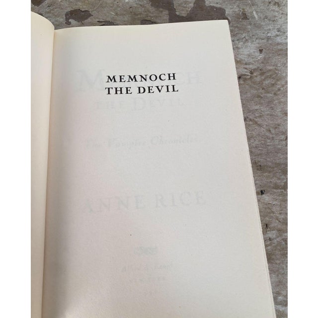 Anne Rice, "Memnoch the Devil", First Edition, 1995 Chairish
