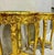 Gold Side Tables Set Glass Topped French Style For Sale - Image 4 of 9