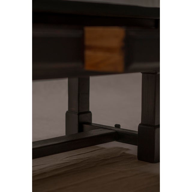 French Brutalist Side Table or Cabinet, 1960s For Sale - Image 9 of 13