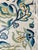2020s Schumacher 180970 Alexandra Vine Linen Navy and Leaf Fabric 3 7/8 Yards For Sale - Image 5 of 5