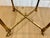 Brass Vintage Italian Brass and Glass Round Side Tables - A Pair For Sale - Image 8 of 18