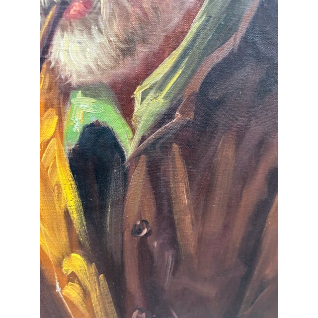 Early 20th Century Early 20th Century Original Oil Painting on Canvas, Signed by Artist Alberto Cecconi, Framed For Sale - Image 5 of 12