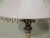 New Floor Model Paint Decorated Table Lamp w. shade Condition: Excellent Clean Original Finish & Condition Size: 6w x 6d x...