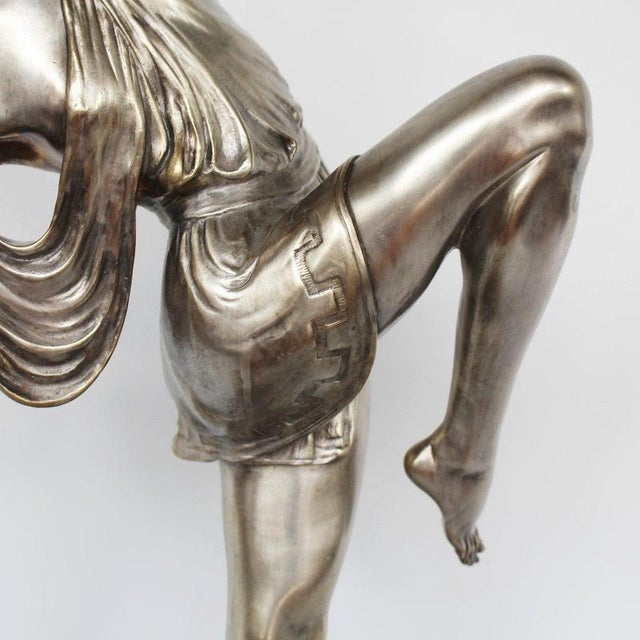 Silver Pierre Le Faguays, Diana, 1920s, Bronze For Sale - Image 8 of 12