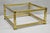 Vintage Mastercraft Hollywood Regency Square Brass Coffee Table Base Only For Sale - Image 11 of 16