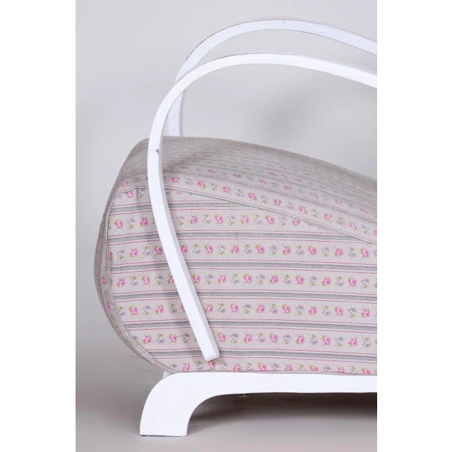 Set of Art Deco Armchairs in Beech, 1930s For Sale - Image 6 of 11