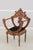 Pair Vintage Continental Figural Carved Armchairs For Sale - Image 4 of 18