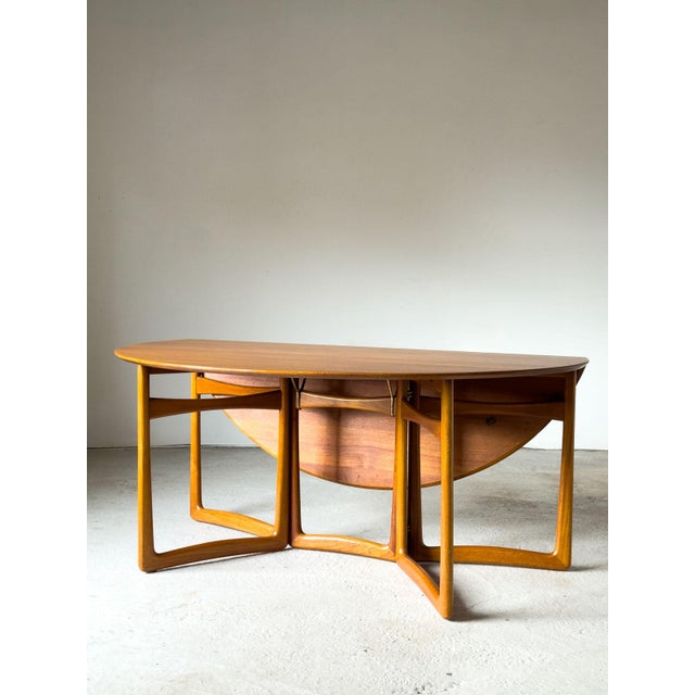 Teak Gateleg Dining Table by Peter Hvidt & Orla Mølgaard-Nielsen for France & Son., Denmark, 1960s, in Flawless...