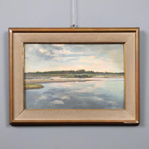 Anna Bocca, Landscape, Oil on Board, Framed For Sale - Image 14 of 14