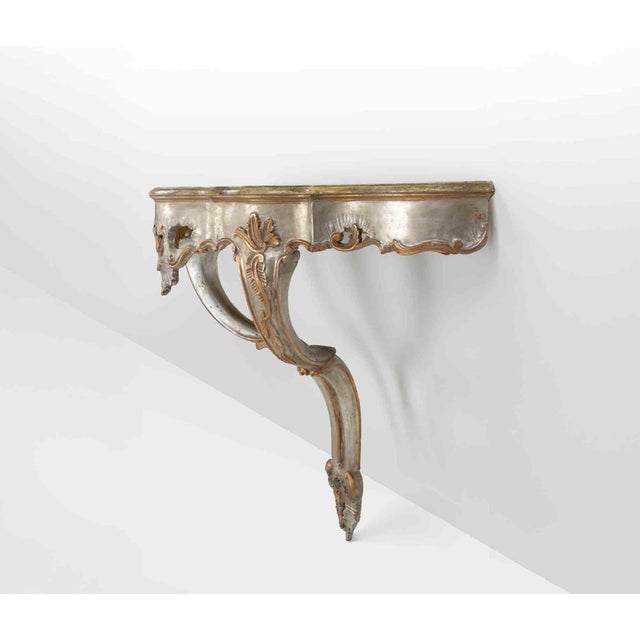 19th Century Italian Wall Console Table For Sale - Image 4 of 8