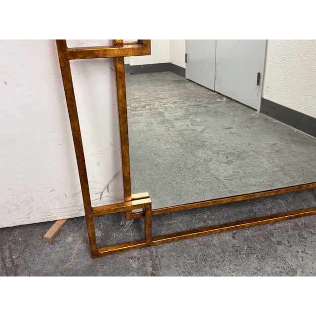 Maison Jansen Style Geometric Wall Mirror, Vintage For Sale - Image 12 of 12