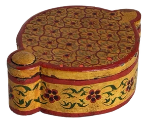 1990s Painted Indian Spice Box
