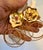 Metal 18 Kt Yellow Gold 31.5 Gm Dangling Earrings, 4 Hoop Flower Earring For Sale - Image 7 of 8