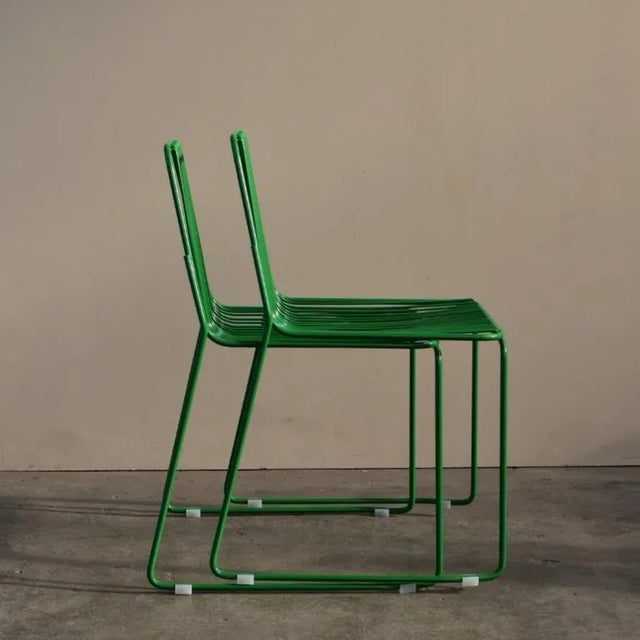 Set of Stackable Baiadera Dining Chair by Giancarlo Cutello for equilibri-furniture For Sale - Image 6 of 8
