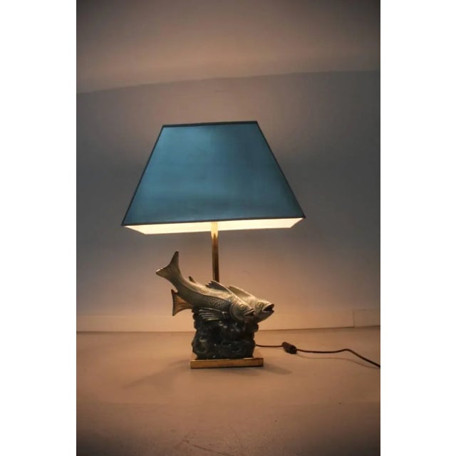 Sculptural Fish Table Lamp by Guido Cacciapuoti, 1960s For Sale - Image 9 of 11