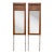 Dixie Brutalist Walnut Dressing Mirrors- A Pair For Sale