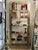 Gold Brass Etagere with Glass Shelves, Italy, 1970s For Sale - Image 8 of 10