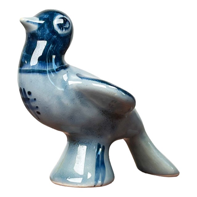 Mid-Century Modern Danish Studio Pottery Bird Candleholder from Søholm, 1960s For Sale