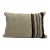 Turkish Hemp Pillow Cushion Natural Beige Brown Black Pillow Cushion Cover 16" x 24" For Sale