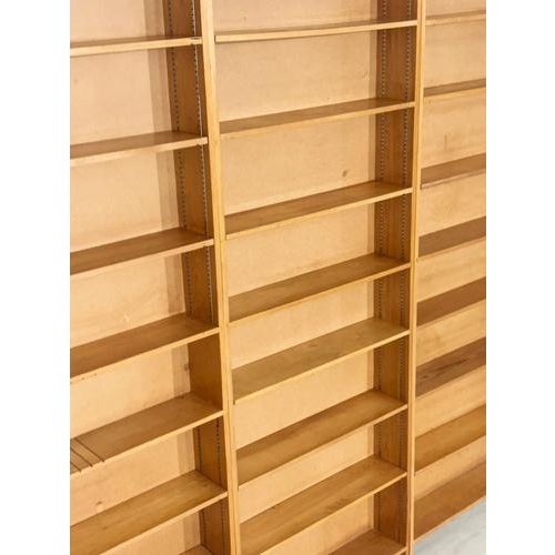 Brown Large Vintage Shelving Unit in Pine, 1960s For Sale - Image 8 of 18