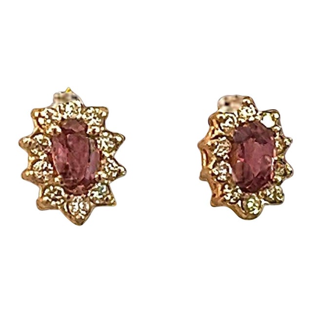 Natural Sapphire and Diamond Stud Earrings 14k W Gold 0.90 TCW Certified $2,490 215609 Nothing says, “I Love you” more...
