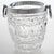 Metal Art Deco Chrome and Crystal Champagne Ice Bucket by Alois Straszak for Le Crabe For Sale - Image 7 of 14