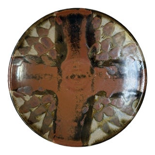 Mid 20th C. Robert Sperry Studio Pottery Shallow Bowl For Sale
