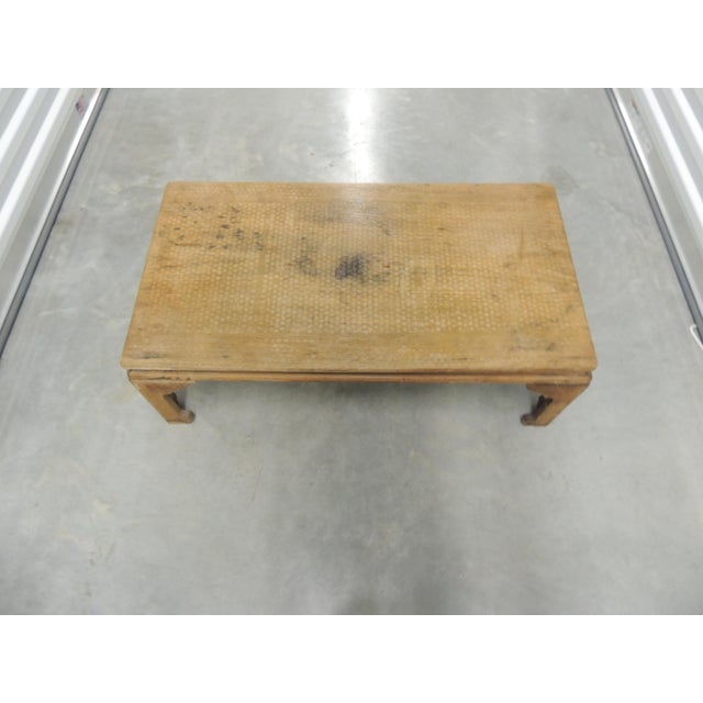 Vintage Wood Carved Low Asian Coffee Table Size: 32.25"W x 17.5"D x 10.5"H
