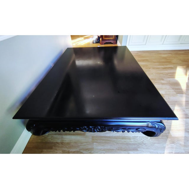 Ralph Lauren Style Custom Ming Coffee Table For Sale - Image 10 of 15