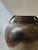 Mid-Century Modernist Hammered Silver Vessel With Bronze Handles, Est Scandinavian Studio Work, Circa 1960s For Sale - Image 9 of 9