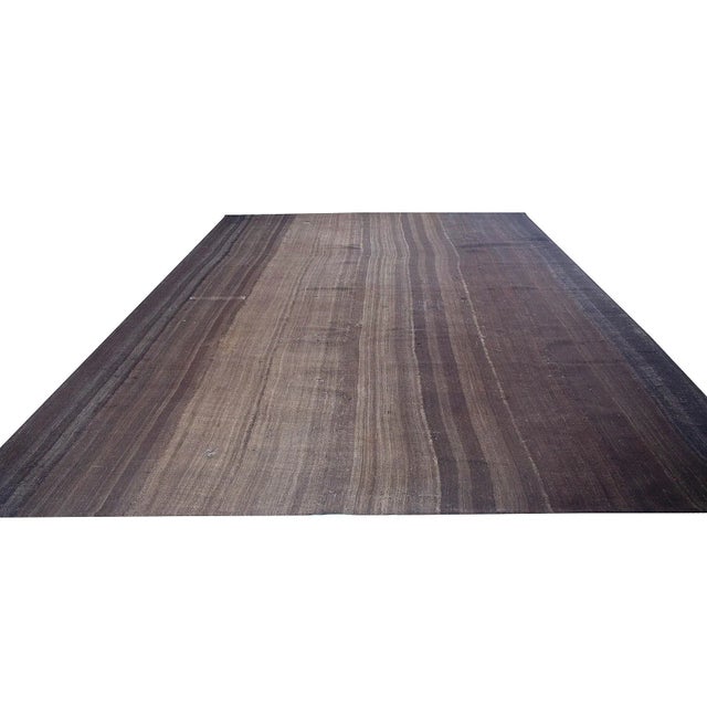 Vintage handwoven oversized tente kilim rug from Afyon region of Turkey. Approximately 60-70 years old. In very good...