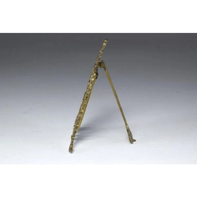 Early 20th-Century French Cast Brass Picture Frame, Victorian Revival For Sale - Image 6 of 13