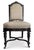 1900-1909 Set of 10 Aesthetic Movement Ebonized Dining Chairs on Casters in Performance Linen For Sale - Image 11 of 12
