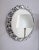 Round Backlit Wall Mirror with Chrome and Crystal Glass by Bakalowits, 1960s For Sale - Image 3 of 13