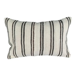 Turkish Hemp Pillow Cushion Natural Beige Brown Pillow Cushion Cover 16 "x 24" For Sale