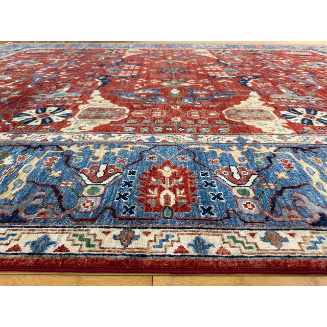 1990s Persian Bidjar Oriental Hand Knotted Area Rug - 9′1″ × 11′10″ For Sale - Image 4 of 10