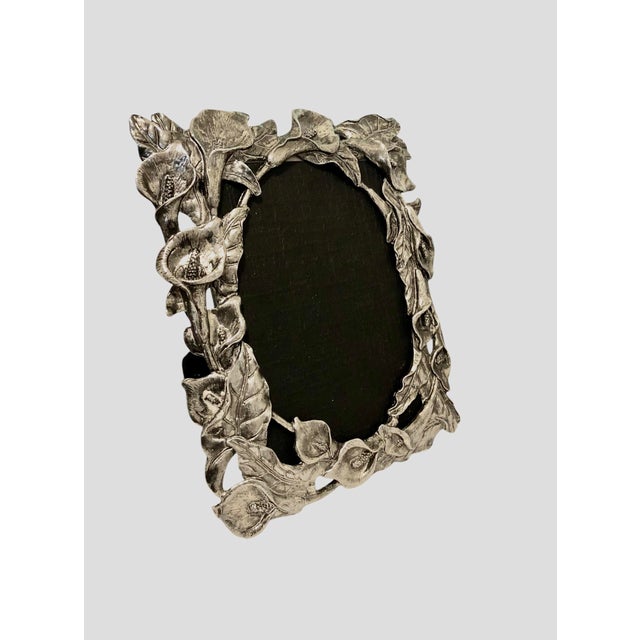 1990s 1990s Arthur Court Calla Lily Picture Frame For Sale - Image 5 of 5