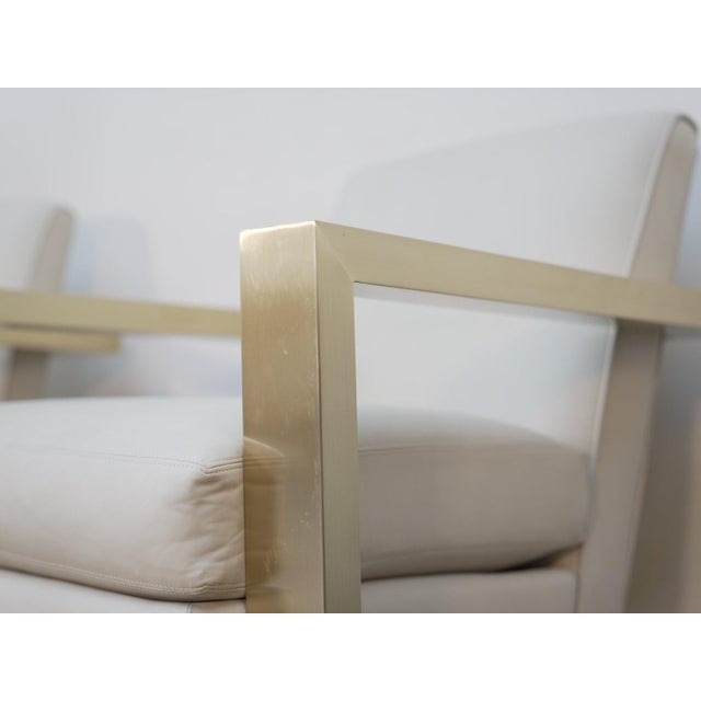 Metal Thayer Coggin X Milo Baughman Roger Lounge Chair For Sale - Image 7 of 18