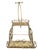 Mid 20th Century Hollywood Regency Gilt Iron Tea/Bar Cart on Wheels For Sale - Image 10 of 12