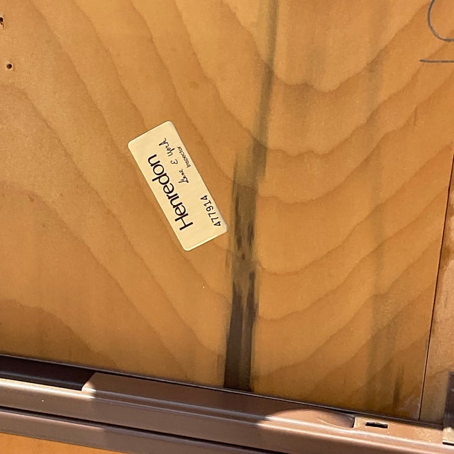 Wood 1980s Vintage Boho Henredon Burl Wood Extendable Game Table For Sale - Image 7 of 12